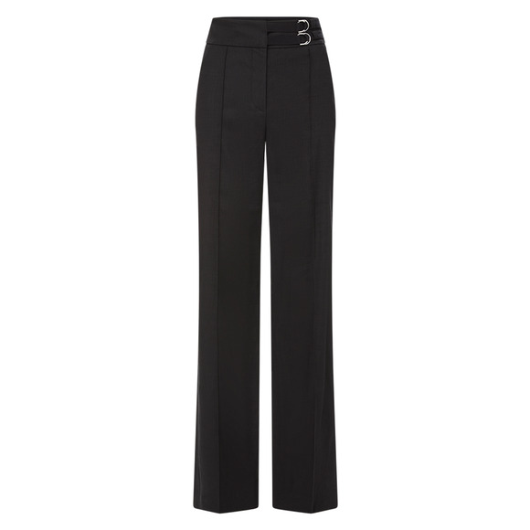 Veronica Beard Stretch Linen Black Cruz Size 0 Pants